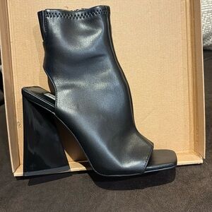 Black Steve Madden Bootie Heels
